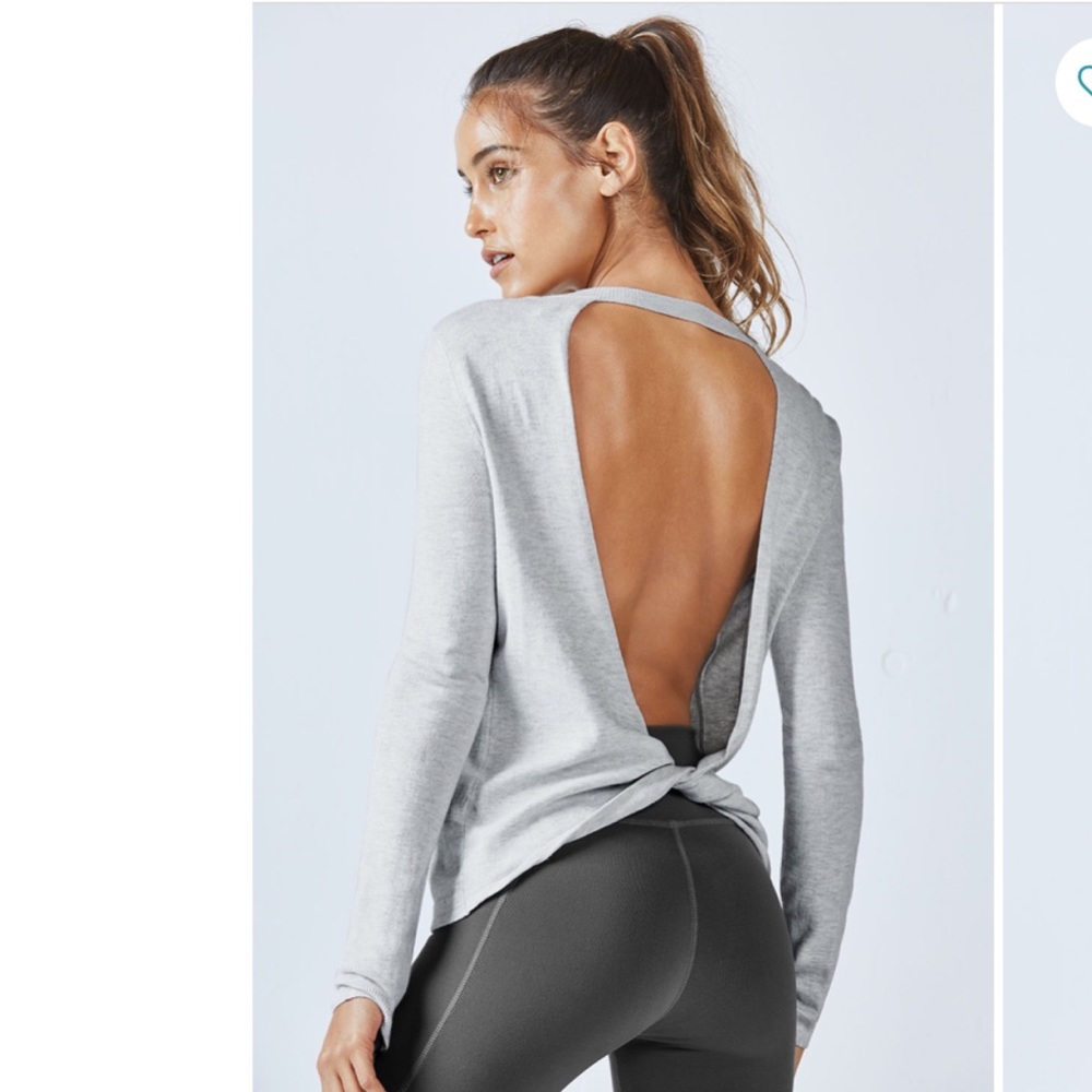 Fabletics Open-back Twist Sweater